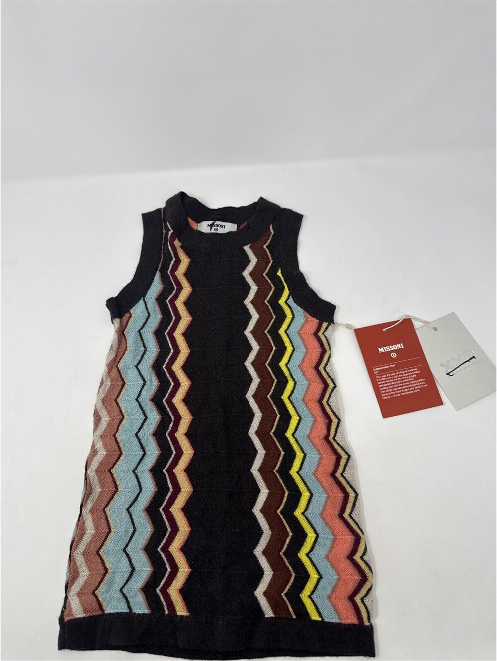 Missoni for Target Kids 18M Color Chevron Sleeveless Crewneck Sweater Dress